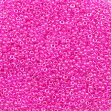 Miyuki rocailles Perlen 15/0 - Inside color luster fuchsia 15-209